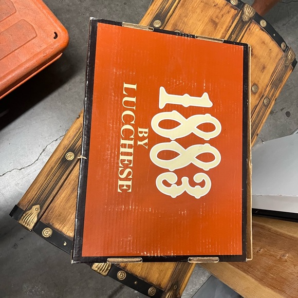 Lucchese cowboy boots western leather hand stitched 6.5 very light usage - Picture 1 of 6